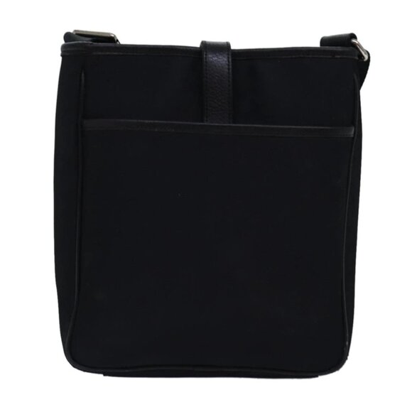 BURBERRY Nova Check Shoulder Bag Nylon Beige Black Auth - Picture 3 of 16